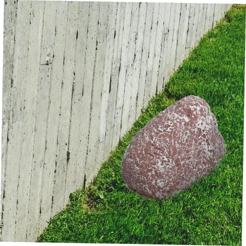 Miniatura 9 de Stone Key Hider - Diseño realista de roca para almacenamiento de llaves al aire libre para jardines y patios, material de resina confiable que