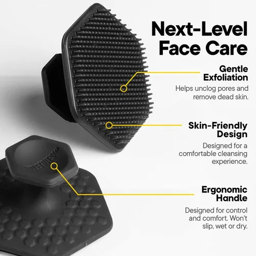 Miniatura 6 de TOOLETRIES The Scrub King - Juego de ducha de silicona para hombres y mujeres, juego de baño exfoliante higiénico de silicona con limpiador