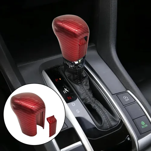Miniatura 7 de Compatible con Honda Civic de 10ª generación Sedan Hatchback Coupe 2021 2020 2019 2018 2017 2016 CVT Transmisión automática Accesorios para palanca