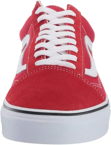 Miniatura 7 de Vans Tenis Old Skool para hombre, color rojo y blanco verdadero, talla 12, Rojo blanco (Racing RedTrue White)