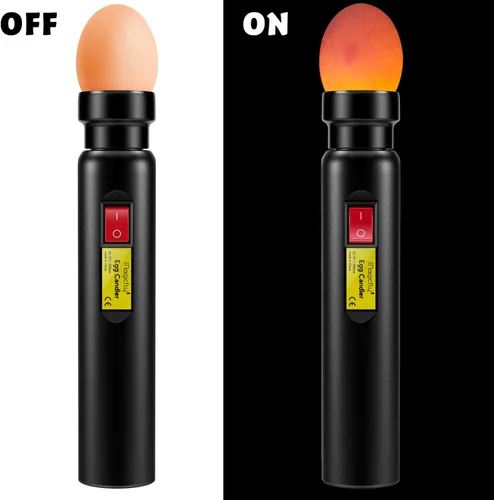 Miniatura 6 de Magicfly Probador de huevos recargable con luz LED fría brillante para monitorear el desarrollo de huevos, lámpara de candelabro LED