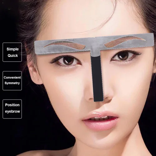 Miniatura 2 de Filfeel Regla de cejas, regla de extensión de equilibrio permanente profesional de cejas, regla de extensión de ceja (#1)
