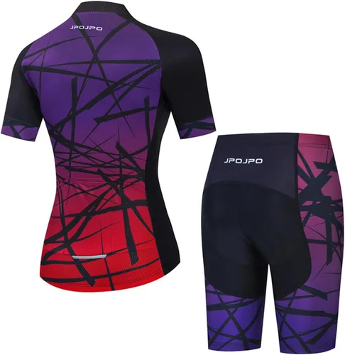Miniatura 86 de Hotlion Conjuntos de camisetas de ciclismo para mujer, ropa de ciclismo de verano, trajes de bicicleta de carretera, ropa de ciclismo de manga corta