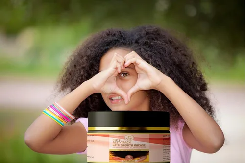 Miniatura 3 de Grasa para el crecimiento del cabello para niños con extracto de batana orgánico y puro crudo, romero, fenogreco, aceite de amla mantequilla