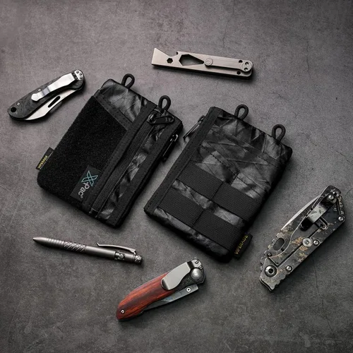 Miniatura 3 de VIPERADE VE18 EDC Bolsa, Organizador de Bolsillo para Hombres, Organizador de Bolsillo EDC, 3 Ranuras con 2 Bolsillos con Cremallera, Bolsa