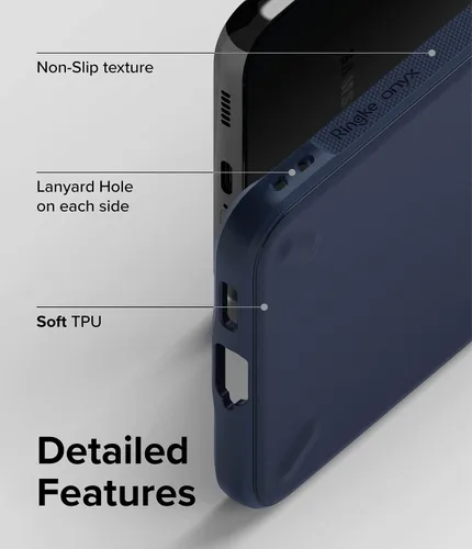 Miniatura 7 de Ringke Onyx - Funda compatible con Samsung Galaxy S22 Plus 5G (2022), resistente a los golpes, antideslizante, TPU delgada funda delgada para marino