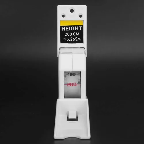 Miniatura 3 de Eboxer - Cinta métrica de altura de 6.56 pies, regla retráctil automática para adultos y niños, herramienta de medición de metal montada en la pared