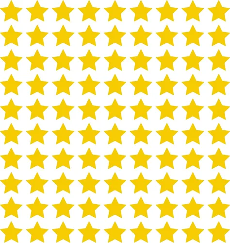 Miniatura 65 de LiteMark Durable Stars, calcomanía roja brillante de 5.5 pulgadas, uso en hormigón liso, azulejos, vidrio, paquete de 8 estrellas Rojo
