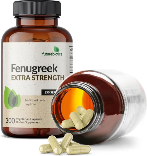 Miniatura 4 de Futurebiotics Fenogreco Extra Strength apoya la buena salud y el bienestar en general, sin OMG, 300 cápsulas vegetarianas