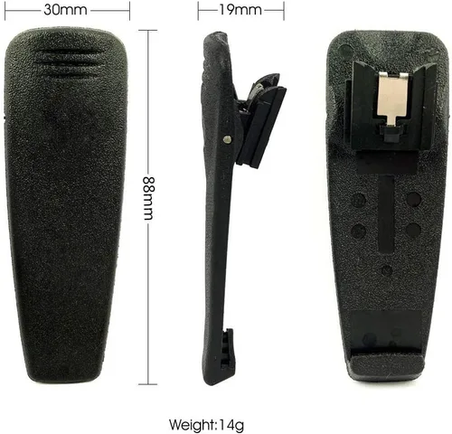 Miniatura 3 de Clip de cinturón para Motorola CP110 RDU2020 RDU2080D RDU4100 RDU4160D RDV2020 RDV5100 EP150 Radio portátil de dos vías RLN6307 Clip de repuesto