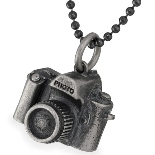 Miniatura 8 de Handmade Pendant Necklace Big sterling silver necklace on ball chain for men pendants necklace camera pendant necklace photographer necklace photo