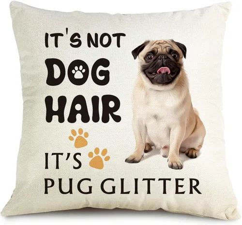 Miniatura 9 de OUZ It's Cavalier King Charles - Funda de almohada con purpurina, no es pelo de perro, divertida funda de almohada, regalo para los amantes