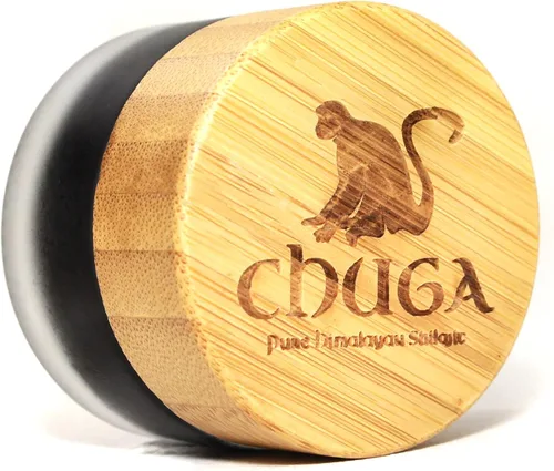 Chuga's Shilajit | Shilajit orgánico cosechado 16,000 pies | Probado en laboratorio en Estados Unidos, ácido fúlvico 74+, grado A, refuerzo