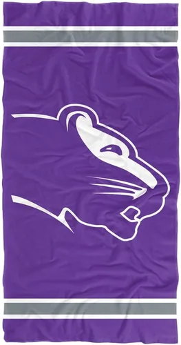Miniatura 184 de LOGOVISION Manta Abilene Christian University, 30 x 60 pulgadas, logotipo primario CottonFront/PolyBackBeachTowel