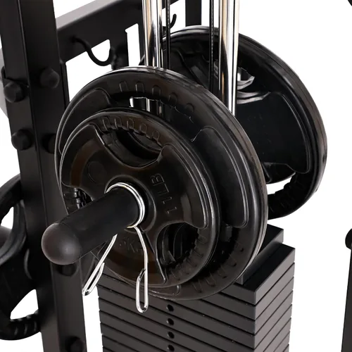 Miniatura 6 de Altas Strength Máquina Smith 3061B con brazos de palanca ajustables, relación de polea 2:1, sistema de gimnasio en casa, estante para sentadillas