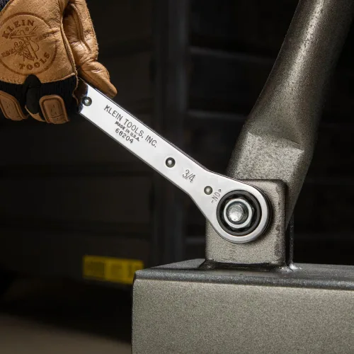 Miniatura 5 de KLEIN TOOLS 68221 SAE Juego de llaves de caja de trinquete, 5 piezas, 10 tamaños, fabricadas en Estados Unidos