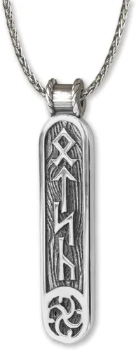 Miniatura 10 de Viking Rune Formula Pendant Necklace for Men Women - 925 Sterling Silver - Norse Nordic Celtic Jewelry - Runes Protection Amulet - Matching