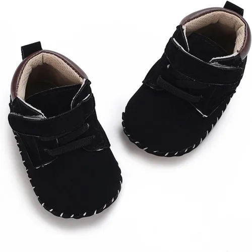 Miniatura 9 de COSANKIM Zapatos deportivos para bebé niño y niña, zapatos de tobillo altos, antideslizantes, suela suave, zapatos de cuna para niños pequeños