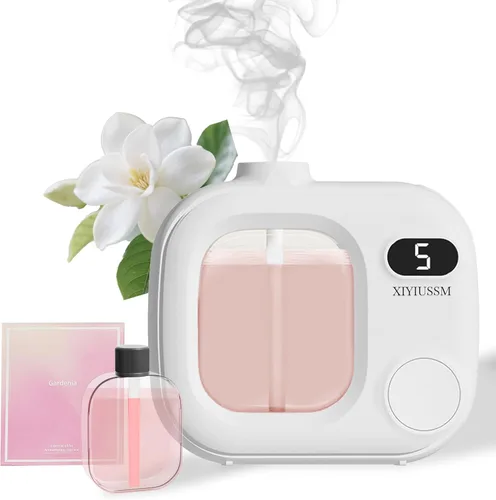 Miniatura 11 de Difusor de Aceite Esencial Sin Agua Portátil, Máquina de Aromaterapia Inalámbrica para Hogar, Oficina, Auto, Habitación Grande. Difusor Ultrasónico