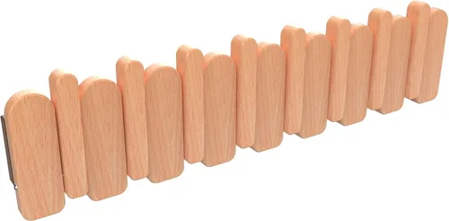 Miniatura 28 de Percheros montados en la pared, ganchos para llaves de piano, colgador de madera maciza natural, tela no tejida, perchas para armario, cocina