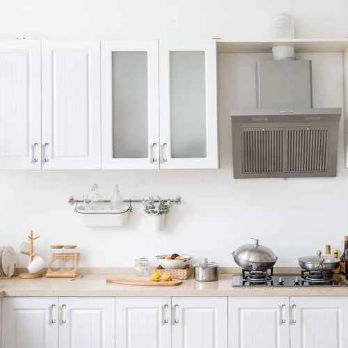 Miniatura 5 de Paquete de 10 manijas de gabinete de cocina de 3 pulgadas (2.992 in) de níquel satinado cepillado, tiradores de gabinete de cocina, tiradores