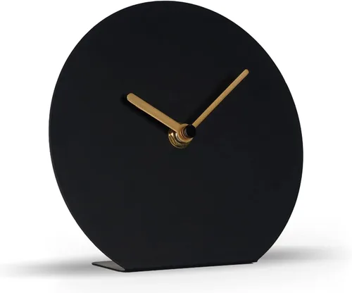 SOFFEE DESIGN Relojes de mesa de una pieza de 6 pulgadas sin escala, decoración de estilo minimalista moderno, reloj de escritorio de cuarzo Reloj