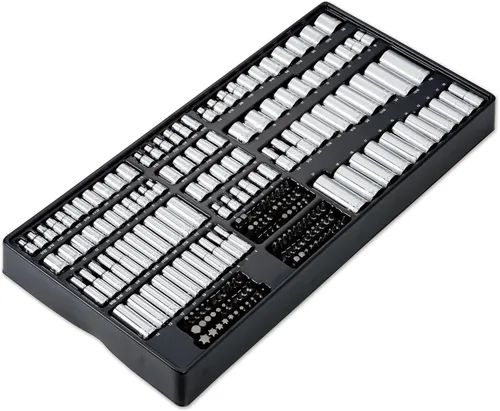 Miniatura 5 de DEWALT - Juego de herramientas mecánicas, herramientas de guía de 1/4", 3/8", 1/2" y llaves combinadas, 341 piezas (DWMT45341)