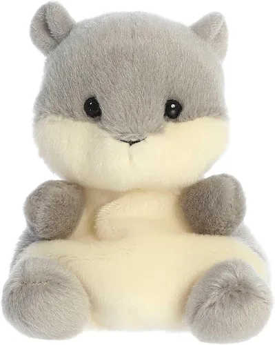 Aurora® Adorable Palm Pals™ Gus Grey Squirrel™ - Divertido peluche coleccionable para coleccionistas de niños y adultos, perfecto para decorar