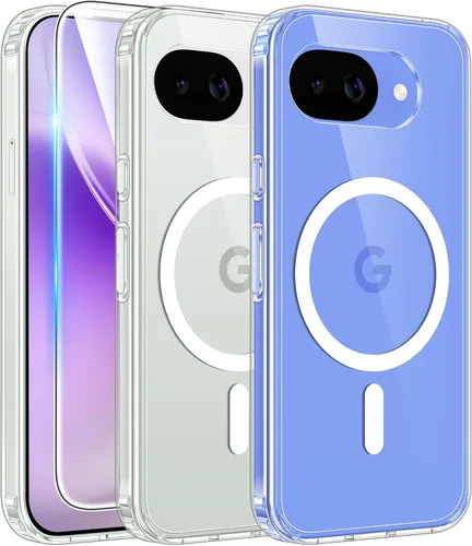 Miniatura 492 de FNTCASE Funda para iPhone 13 Pro-Max: Fundas magnéticas transparentes compatibles con Magsafe Slim anti amarillamiento protección contra caídas