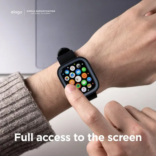 Miniatura 4 de elago Duo - Funda compatible con Apple Watch, protección completa (PC dura + material de TPU), acceso completo a la pantalla
