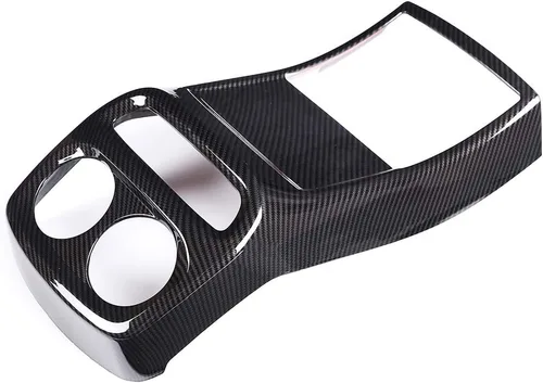Miniatura 6 de YIWANG Marco de ventilación de aire cromado ABS para Mercedes Benz Clase G W463 G500 G550 G63 2019 2020 Accesorios (fibra de carbono)