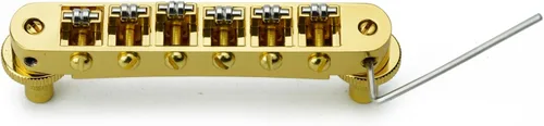Miniatura 4 de Guyker Tune-O-Matic Puente de Sillín de Rodillo - Espacio de Cuerdas 10.5mm Puentes de Guitarra con Orificio de Poste 4.2mm Repuesto Compatible