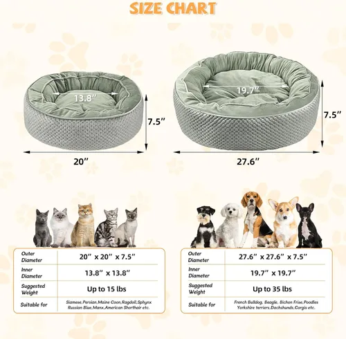 Miniatura 2 de Cama térmica para gatos y cachorros - Calentador eléctrico con calentador extraíble e impermeable, lavable, temporizador y temperatura ajustables