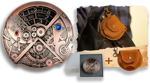 Miniatura 11 de UD - Juego de dados mecánicos de ruleta únicos DND Steampunk Dragones de metal D y D con dados TRPG DND 7 en 1 Spinner Metal D&D Juego de dados