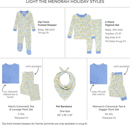 Miniatura 2 de Burt's Bees Baby Baby Girls' Family Jammies Matching Holiday Organic Cotton Pajamas