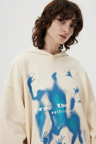 Miniatura 4 de Aelfric Eden Sudadera con capucha de gran tamaño para hombre, con estampado de ropa de calle, casual, sudadera con capucha Y2K