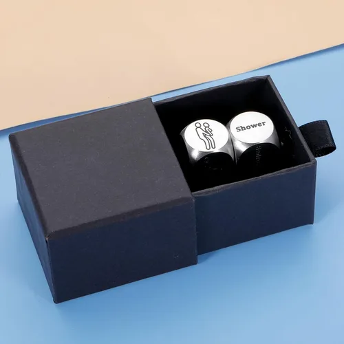 Miniatura 3 de 2 dados de regalo para el día de San Valentín para él, su aniversario, para novio, novia, marido, esposa, hombres y mujeres, juego nocturno