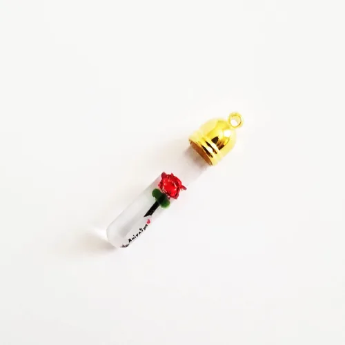 Miniatura 8 de Nombre en un collar de grano de arroz, llavero. Su nombre escrito en un grano de arroz. Regalo único para regalo de Navidad.