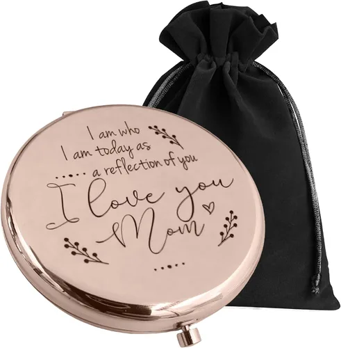 Regalos para madre de la novia de parte de su hija, espejo compacto, regalos para madre del novio de parte del hijo, regalos sentimentales para