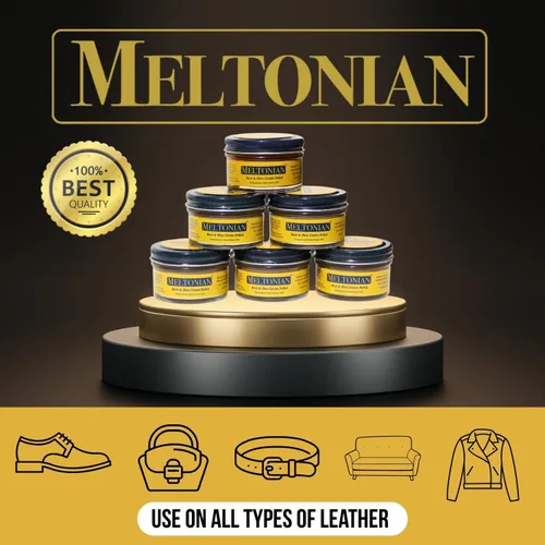 Miniatura 4 de Meltonian Betún en Crema para Zapatos, Betún para Botas, Betún para Zapatos de Cuero a Base de Aceite con Cera de Abejas, Restaura y Protege, Más
