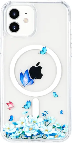 Miniatura 76 de Funda magnética diseñada para iPhone 11 Pro Max, [probada en caídas de grado militar] [compatible con MagSafe] Funda protectora delgada translúcida