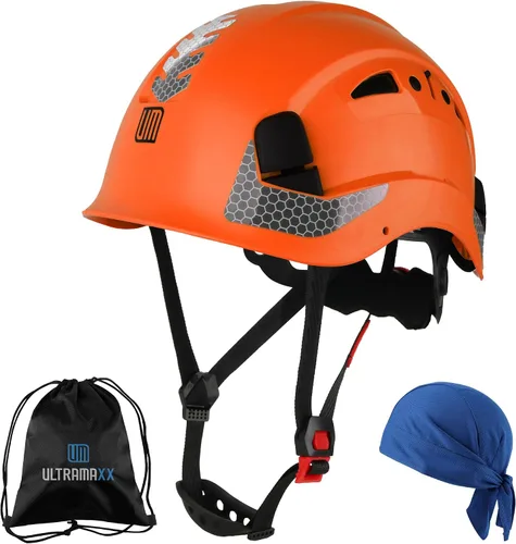 Miniatura 8 de UM ULTRAMAXX Safety Helmet Hard Hat, ANSI Z89.1 Approved Lightweight Vented Work Helmet, 6-Point Adjustable Ratchet Suspension Hardhat Ideal for