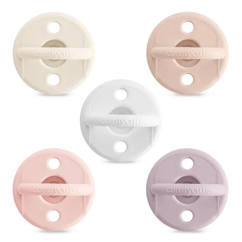 Miniatura 7 de Comfy Cubs Chupetes para Bebé, Paquete de 5 para 0+ Meses, Forma de Pezón Suave Similar al Pecho - Chupete de Silicona Conforme con CPSIA
