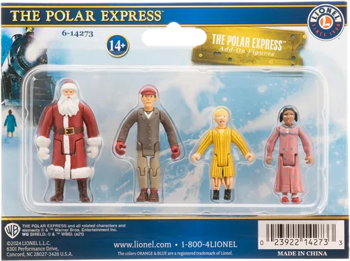 Miniatura 8 de Lionel Trains - El paquete de personajes del Expreso Polar, escala O, Personajes: Santa, Billy, Chica Héroe, Vagabundo Multicolor