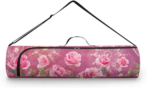 Miniatura 43 de Bolsa para esterilla de yoga para mujeres y hombres, con cremallera completa, bolsa de transporte para esterilla de yoga para clase de entrenamiento