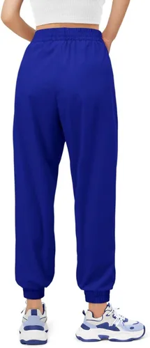 Miniatura 3 de JZC Pantalones de paracaídas para mujer, pantalones cargo holgados de cintura baja, pantalones Y2K con bolsillos, pantalones deportivos relajados