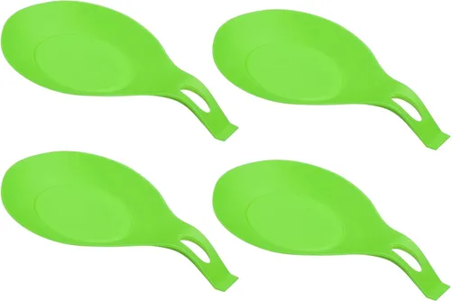 Miniatura 39 de uxcell Soporte de cuchara de silicona, 7.68 x 3.74 pulgadas, resistente al calor, soporte para utensilios de cocina, espátula, soporte para cucharón