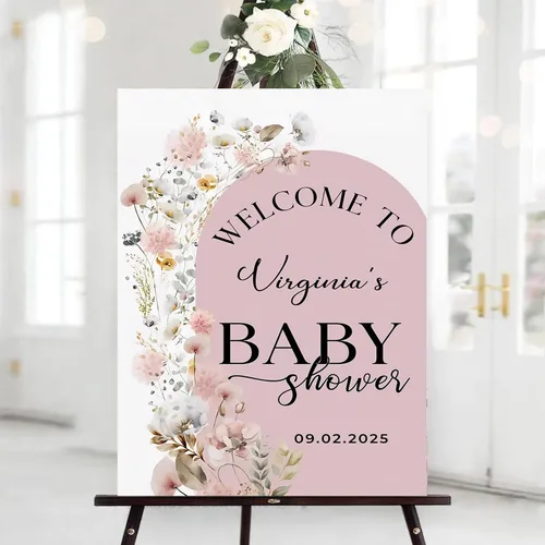 Miniatura 21 de Letrero personalizado de Baby In Bloom, letreros de bienvenida para baby shower, decoraciones de baby shower, baby shower, letrero de bebé