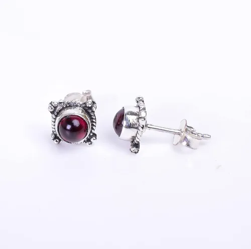 Miniatura 46 de Round Gemstone Stud Design 2