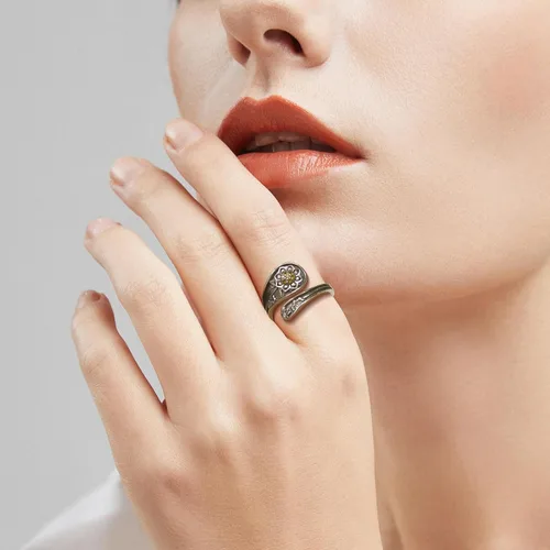 Miniatura 4 de 925-Sterling-Silver Adjustable Spoon Ring for Women - Vintage Bee Rings Animal Jewelry Birthday Christmas Gifts for Daughter Wife
